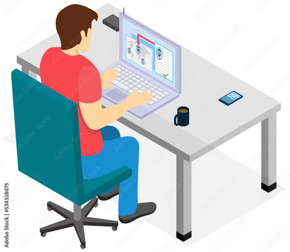 Poster global network connection. internet communication. international interaction, wireless connect. man 