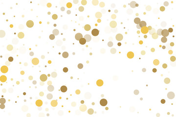 Gold glitter confetti, great design for any purpose. Party decor.