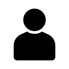 User icon. profile sign. vector illustration