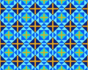 Oriental ethnic seamless repeatable pattern traditional geometric lines stripes background Design