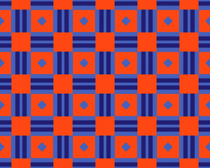 Oriental ethnic seamless repeatable pattern traditional geometric lines stripes background Design