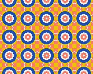 Oriental ethnic seamless repeatable pattern traditional geometric lines stripes background Design