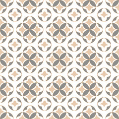Traditional decorative color  portuguese seamless vector pattern. The tile is azulejo. Geometric patterns and backgrounds for your design. Vector illustration.