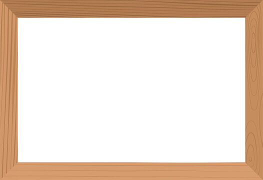 Wooden frame border