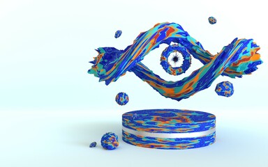 3d abstract bacground for web and mobile application