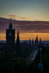 Sunset at Calton Hill, Edinburgh