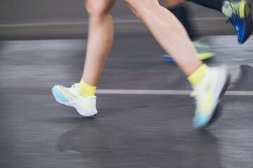 Competitors running in the half marathon are running special for the 100th anniversary of Izmir's liberation.