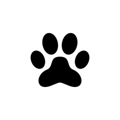 Paw icon vector for web and mobile app. paw print sign and symbol. dog or cat paw