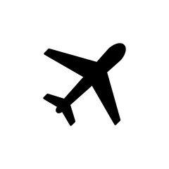 Obraz premium Plane icon vector for web and mobile app. Airplane sign and symbol. Flight transport symbol. Travel sign. aeroplane