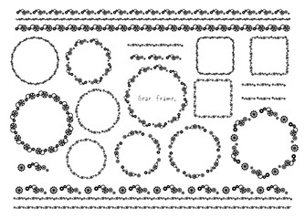 歯車フレーム、ラインセット
