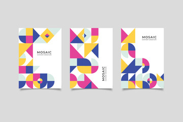 geometric mosaic cover design collection