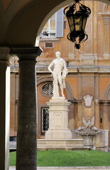 Renaissance urban scenic in Rome, Italy