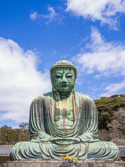 The bronzed Great Buddha of Kamakura or Kamakura Daibutsu dates back to the 13th century and is the second tallest bronze Buddha in Japan.