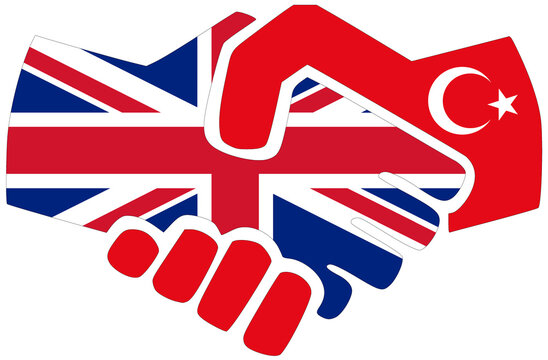 UK - Turkey handshake