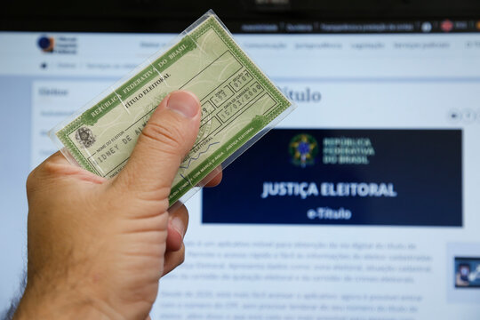 electoral title to vote in brazil - elections