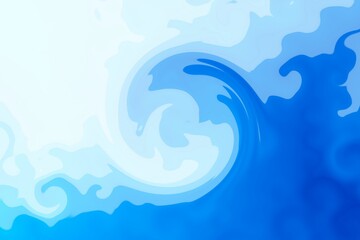 Blue ocean waves background.