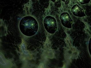 Imaginatory fractal abstract background Image