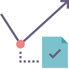 long modern line style icon