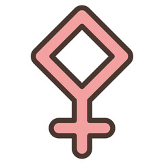 Fototapeta premium pallas modern line style icon