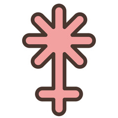 Obraz premium juno modern line style icon