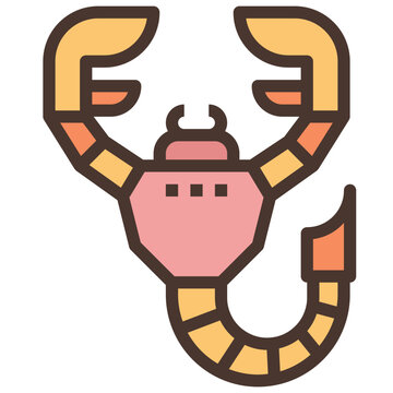 scopion modern line style icon