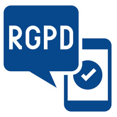 rgpd modern line style icon