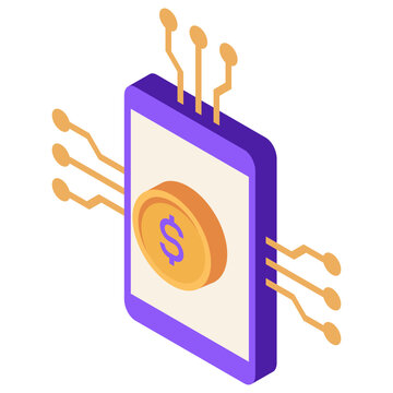 Neobank Modern Line Style Icon