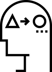 transform modern line style icon