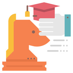 Obraz premium learning modern line style icon