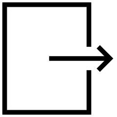 shift modern line style icon