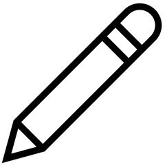 pencil modern line style icon