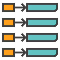 Fototapeta premium key modern line style icon