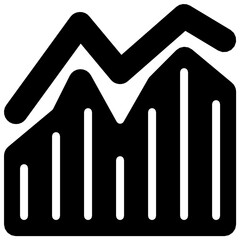statistics modern style icon