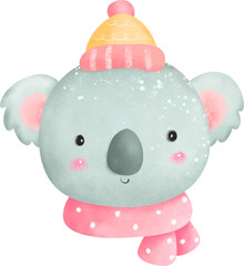 Cute winter koala © Stella