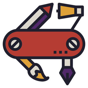 recommend clip art: multitask modern line style icon