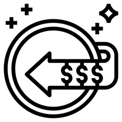 return modern style icon