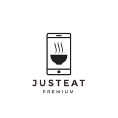 food order logo design vector graphic illustration