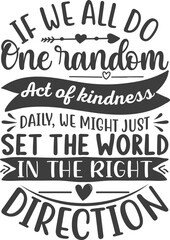 be kind t-shirt design