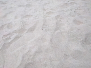 White Sand On the beach Rayong Thailand