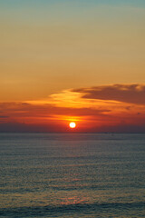 Fototapeta premium sunset over the sea