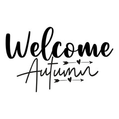 Welcome Autumn SVG