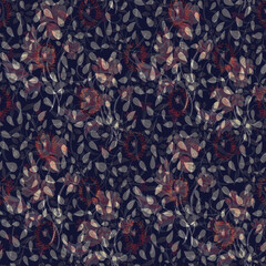 seamless traditional Indian paisley pattern on  background