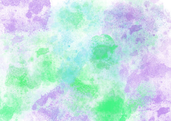 Watercolor fantastic and grungy background	