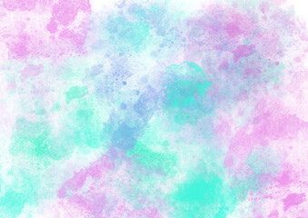 Watercolor fantastic and grungy background	