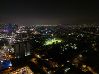 Fototapeta na wymiar Tijuana Rio city at night