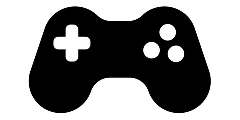 Game console icon, sign, symbol. Vector isolated on white background.