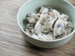 신선한 해산물 굴