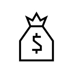 Money investments vector icon symbol design