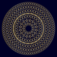 Mandala and wallpaper art