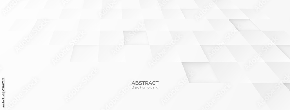 Poster abstract 3d modern square banner background. geometric pattern texture. vector art illustration